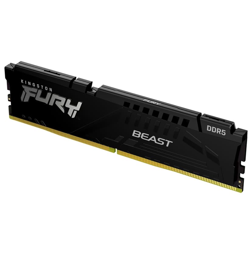 Kingston Fury Beast 16GB (1x16GB) DDR5 6000MHz CL36 Preto - KF560C36BBE2-16
