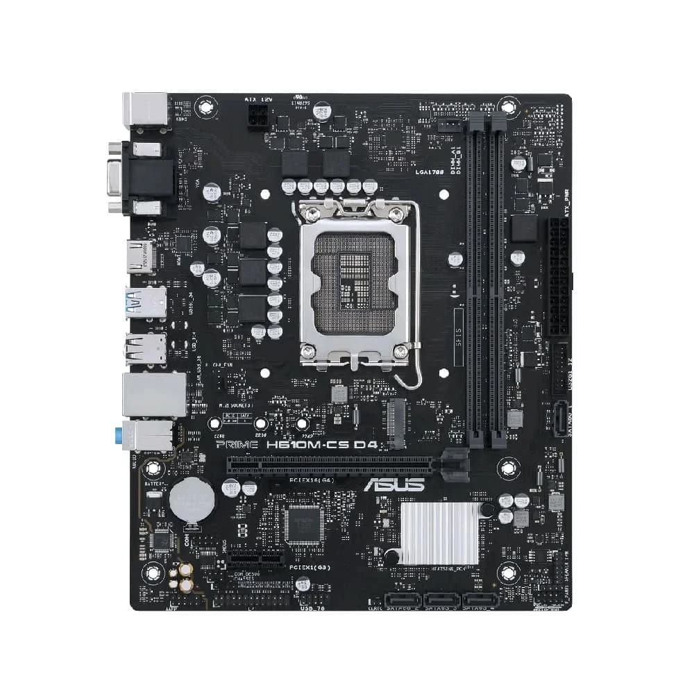 ASUS PRIME H610M-CS D4 LGA1700 Micro-ATX DDR4 ASUS PRIME H610M-CS D4 LGA1700 Micro-ATX DDR4