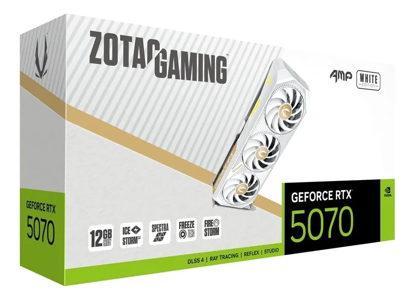 RTX 5070 ZOTAC RTX 5070 AMP White