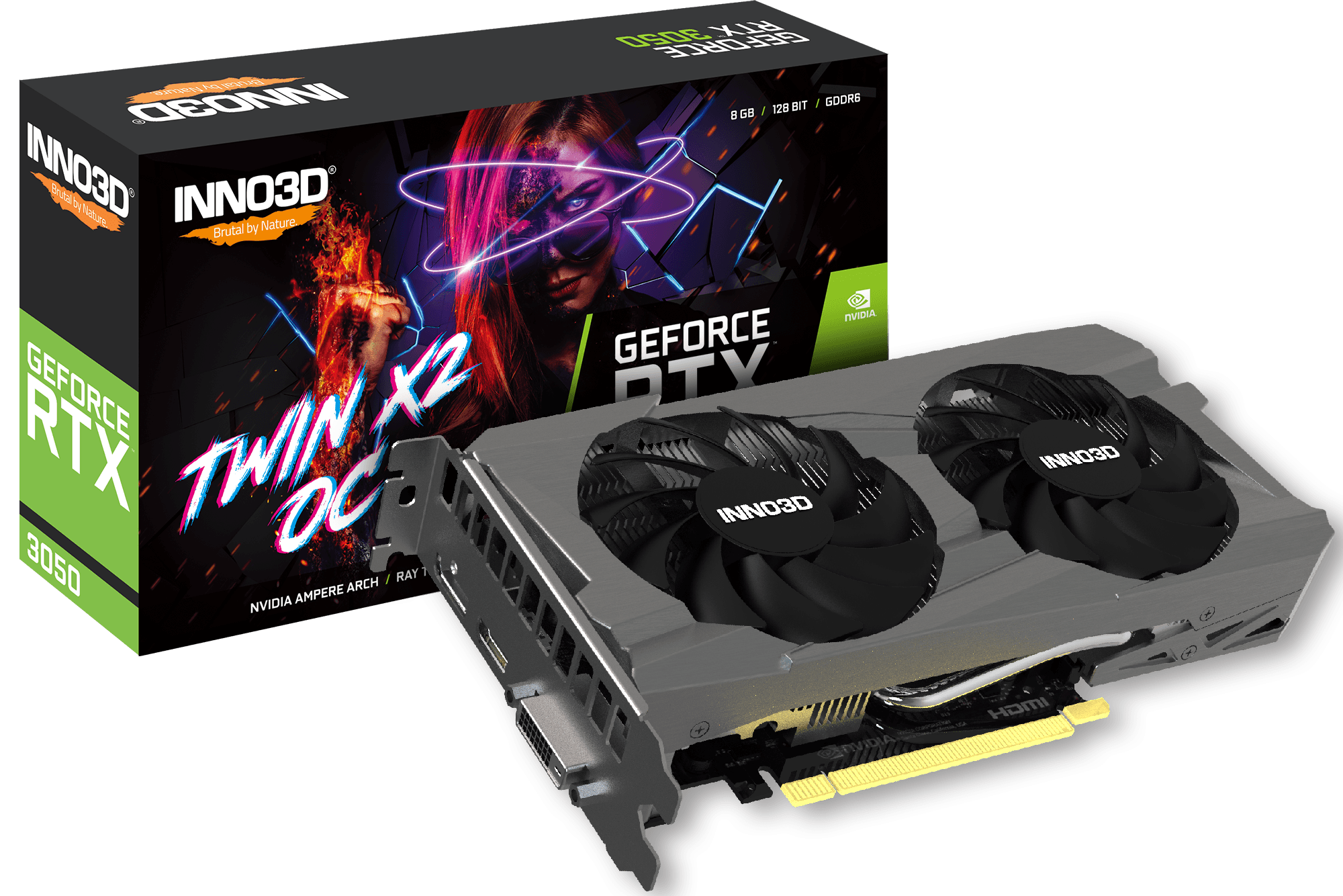 RTX 3050 8GB INNO3D RTX 3050 8GB Twin X2 OC