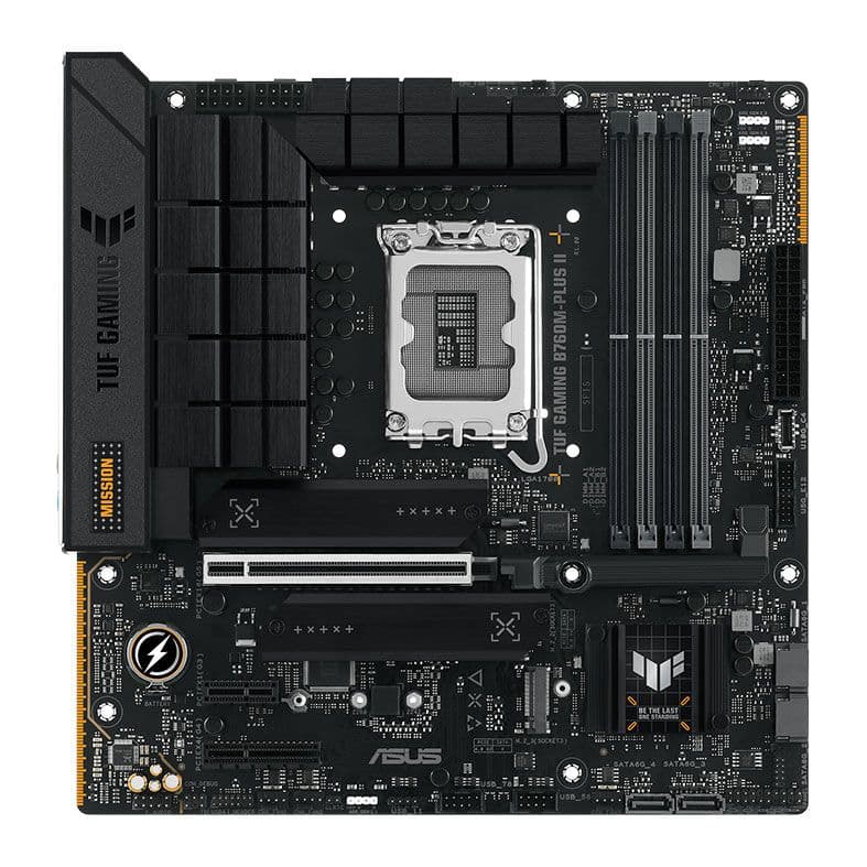 ASUS TUF Gaming B760M-PLUS II LGA1700 Micro-ATX DDR5 ASUS TUF Gaming B760M-PLUS II LGA1700 Micro-ATX DDR5