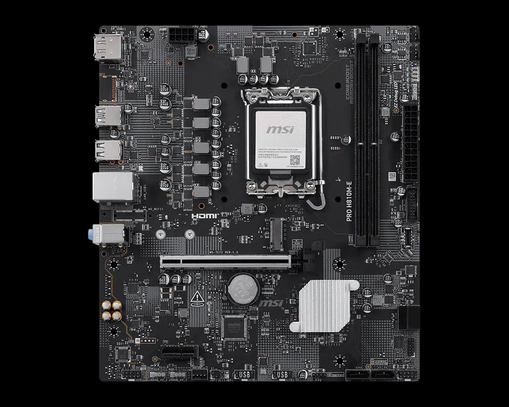 MSI PRO H810M-E LGA1851 Micro-ATX DDR5 MSI PRO H810M-E LGA1851 Micro-ATX DDR5