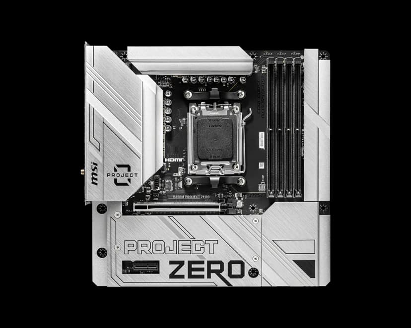 MSI B650M Project Zero AM5 Micro-ATX DDR5 WiFi