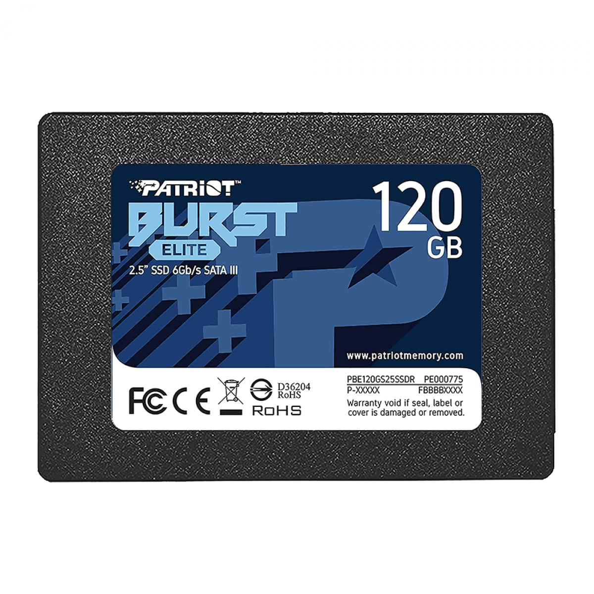 Patriot Burst Elite 120GB SSD SATA III - PBE120GS25SSDR Patriot Burst Elite 120GB SSD SATA III - PBE120GS25SSDR