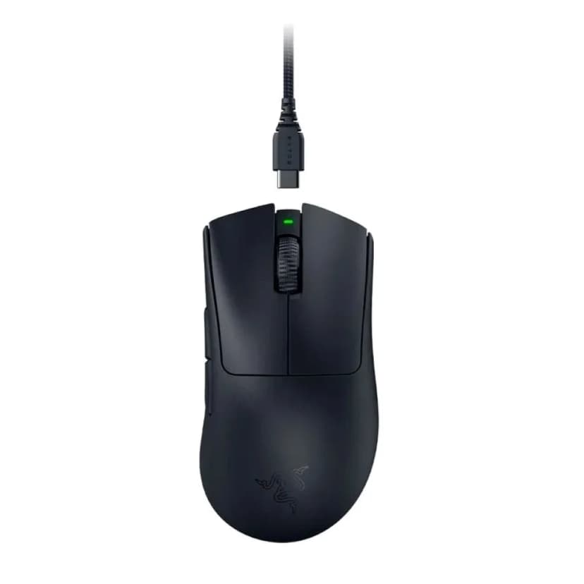Razer DeathAdder V3 Pro Sem Fio, Sensor Focus Pro 30K, 30000 DPI, Preto - RZ01-04630100