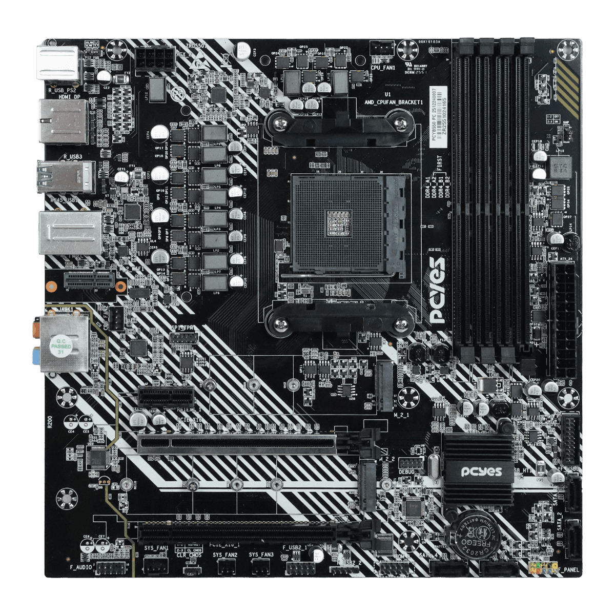 PCYES PCYB550-RZ5128 AM4 Micro-ATX DDR4 PCYES PCYB550-RZ5128 AM4 Micro-ATX DDR4