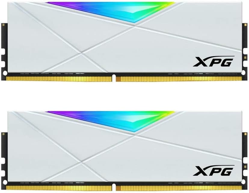 ADATA XPG Spectrix D50 RGB 16GB (2x8GB) DDR4 3200MHz CL16 Branco - AX4U32008G16A-DW50