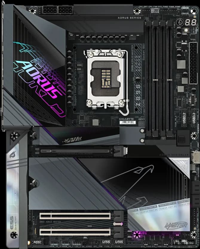 Gigabyte Z890 AORUS Master LGA1851 ATX DDR5 WiFi Gigabyte Z890 AORUS Master LGA1851 ATX DDR5 WiFi