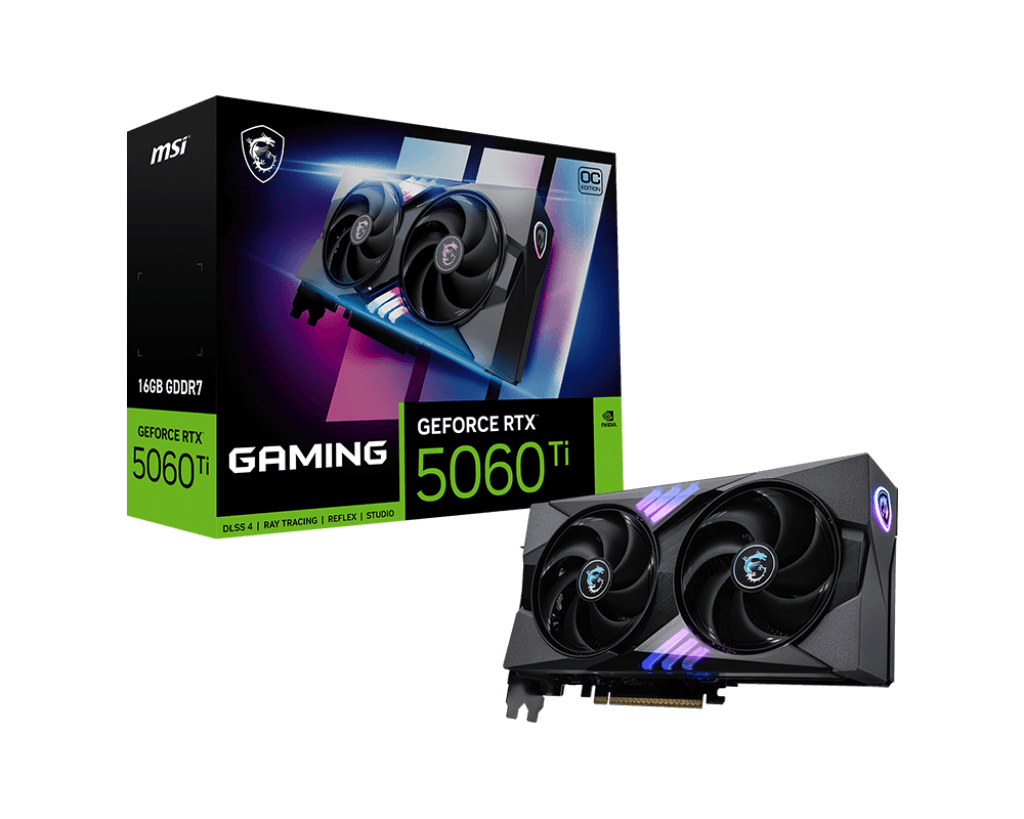 RTX 5060 Ti 16GB MSI RTX 5060 Ti 16GB Gaming OC