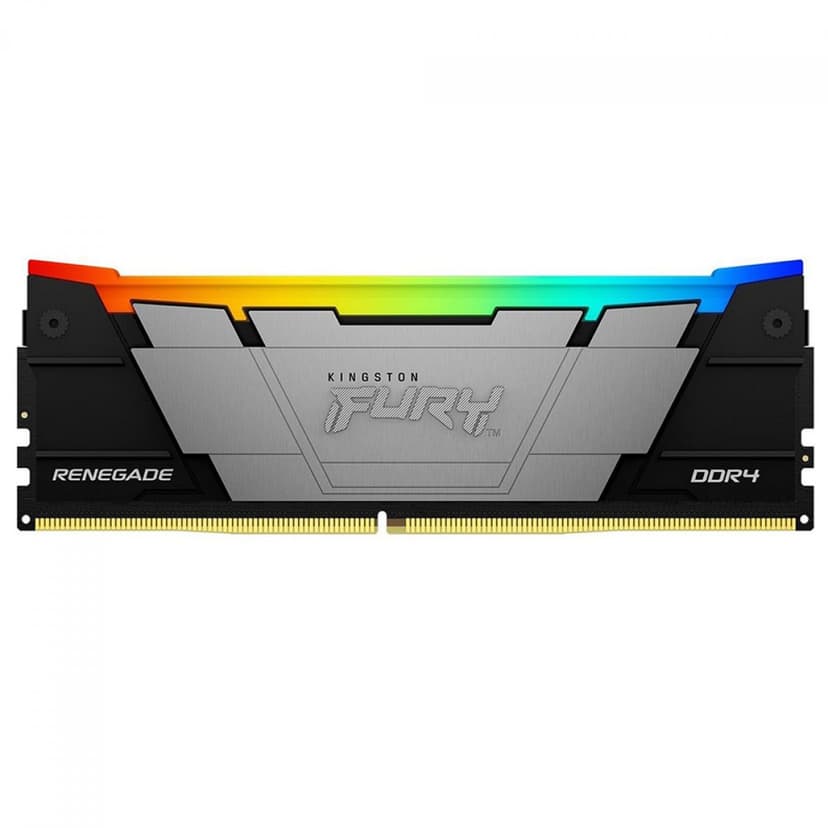 Kingston Fury Renegade RGB 8GB (1x8GB) DDR4 3600MHz CL16 Preto,Prata - KF436C16RB2A/8