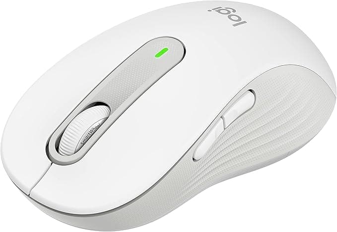 Logitech Signature M650 L Sem Fio, 4000 DPI, Branco - 910-006233