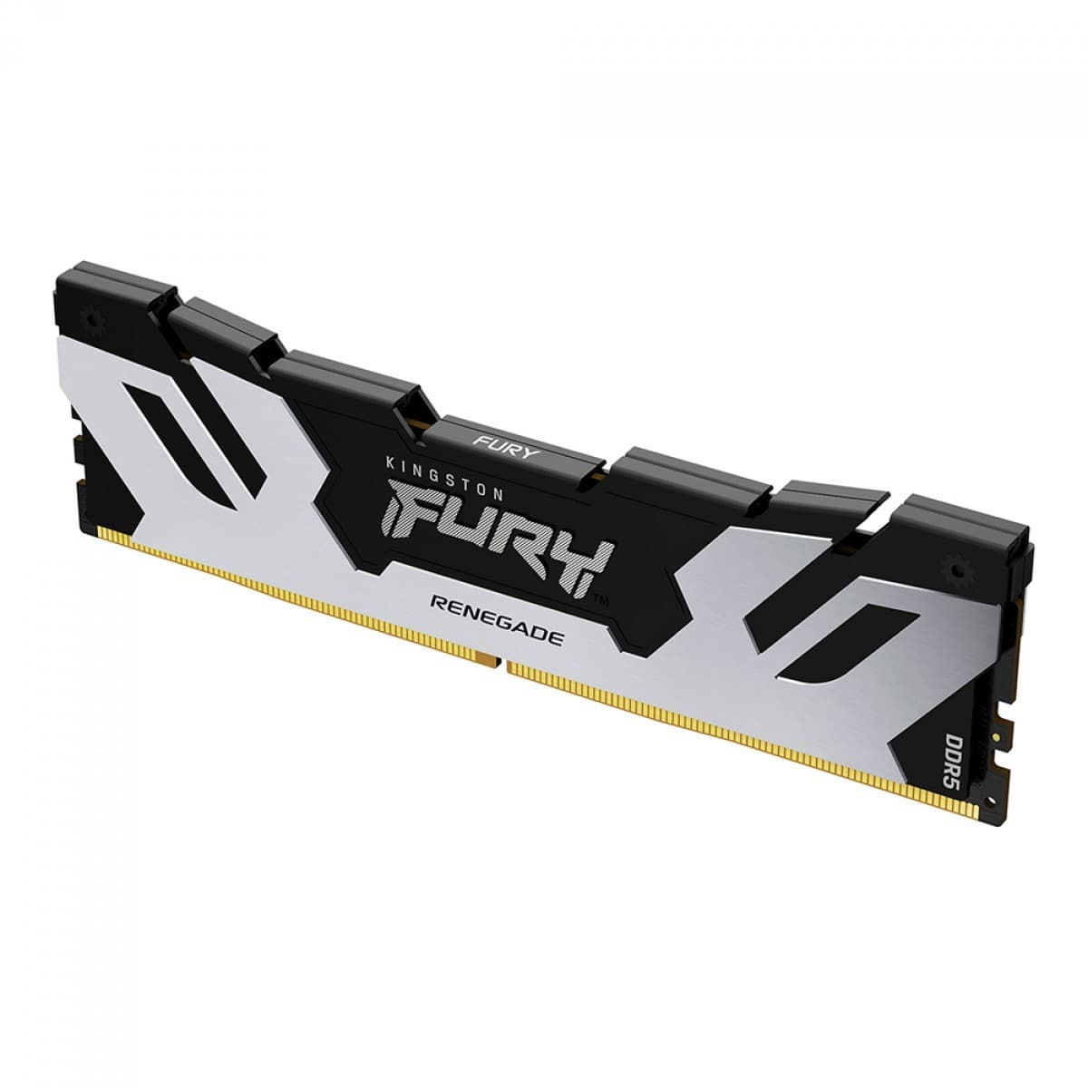 Kingston Fury Renegade 16GB (1x16GB) DDR5 Kingston Fury Renegade 16GB (1x16GB) DDR5 6400MHz CL32 Prata - KF564C32RS-16