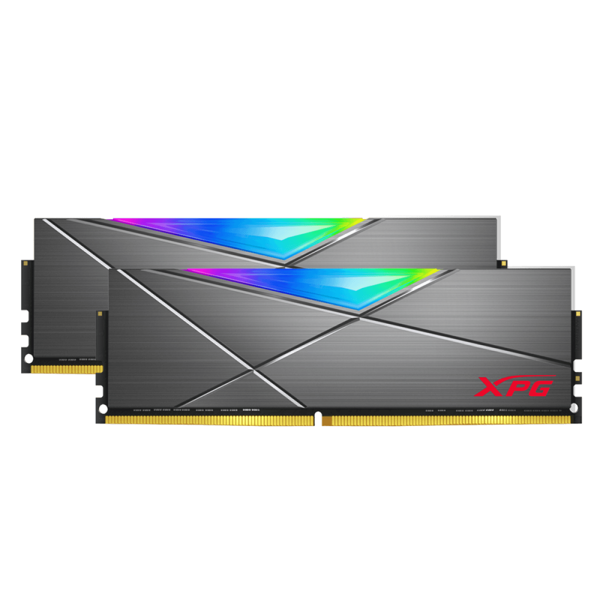 ADATA XPG Spectrix D50 RGB 16GB DDR4 ADATA XPG Spectrix D50 RGB 16GB (2x8GB) DDR4 3600MHz CL18 Cinza - AX4U360016G18I-DT50
