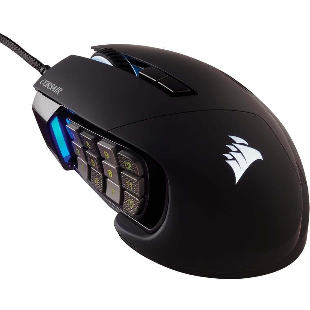 Corsair Scimitar Elite 18000 DPI Preto - CH-9304211-NA Corsair Scimitar Elite 18000 DPI Preto - CH-9304211-NA