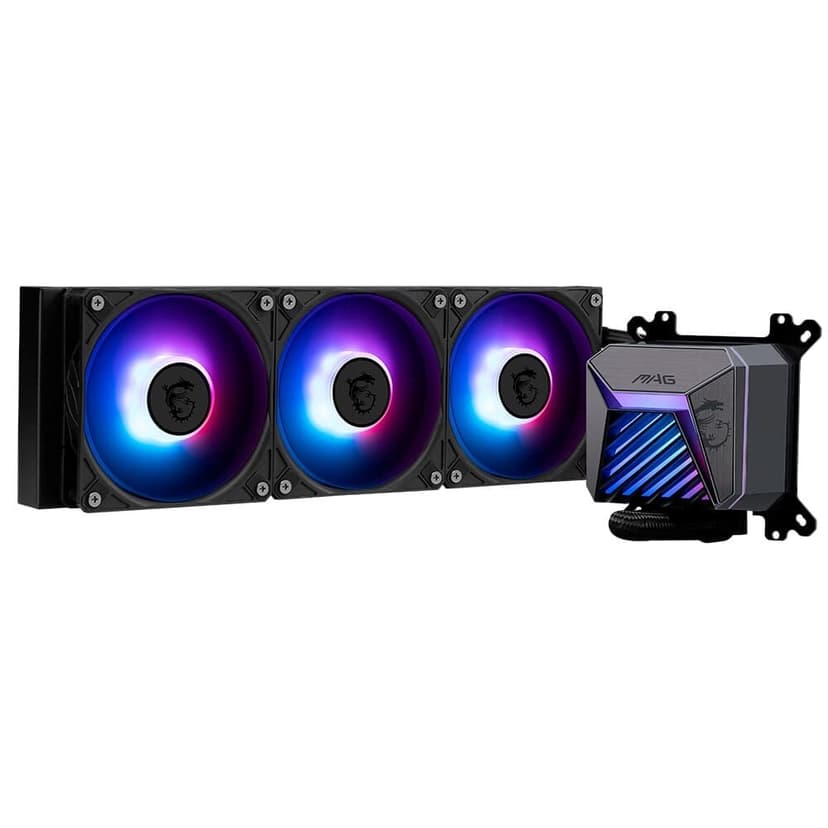 Water Cooler MSI MAG Coreliquid A15 360mm ARGB Preto - CLA15360