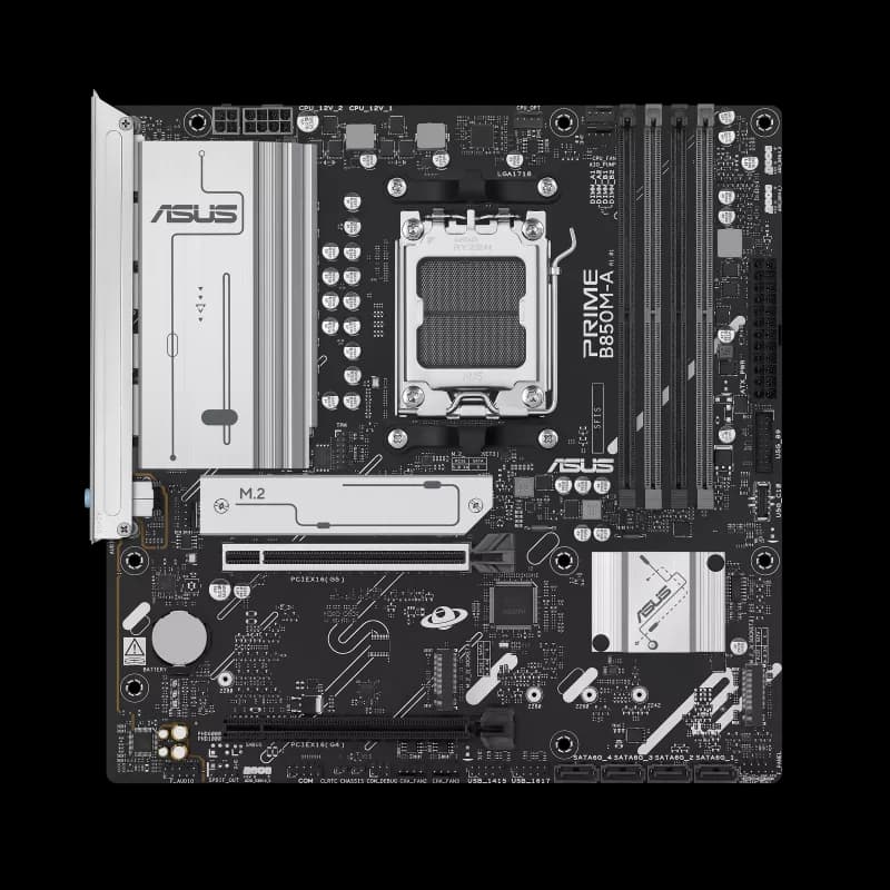 ASUS PRIME B850M-A AM5 Micro-ATX DDR5 ASUS PRIME B850M-A AM5 Micro-ATX DDR5
