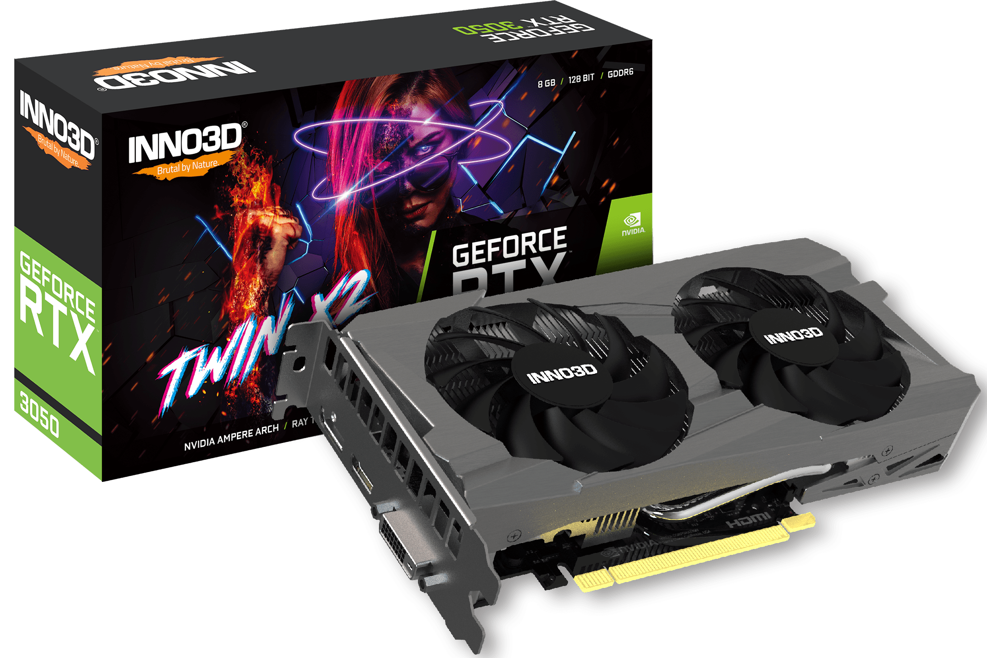 RTX 3050 8GB INNO3D RTX 3050 8GB Twin X2