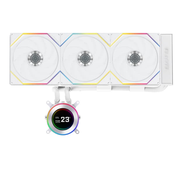 Water Cooler Lian Li HydroShift II LCD-C 360TL Flex 360mm ARGB Water Cooler Lian Li HydroShift II LCD-C 360TL Flex 360mm ARGB Branco - GHS2LCD36TFW
