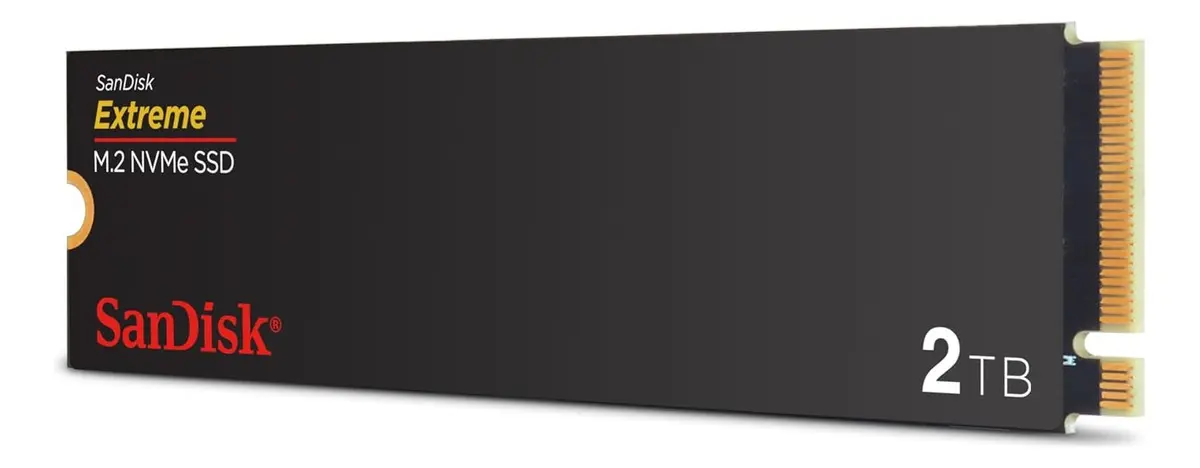 SanDisk Extreme 2TB SSD NVMe Gen 4 - SDSSDX3N-2T00-G26 SanDisk Extreme 2TB SSD NVMe Gen 4 - SDSSDX3N-2T00-G26