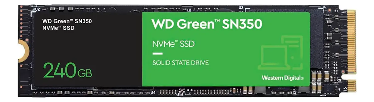 Western Digital WD Green SN350 240GB SSD NVMe Gen 3 - WDS240G2G0C Western Digital WD Green SN350 240GB SSD NVMe Gen 3 - WDS240G2G0C