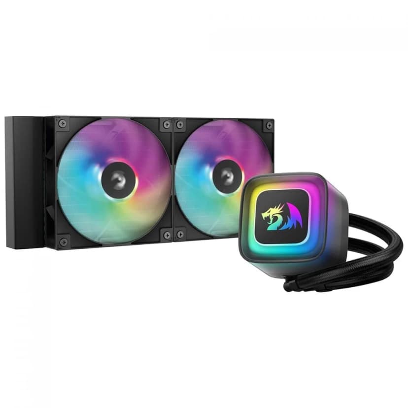 Water Cooler Redragon LE240 RD 240mm RGB Preto - R-LE240RD-BKAMMN-A-1