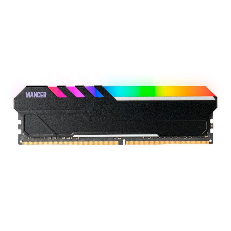 Mancer Magnus RGB 8GB (1x8GB) DDR4 Mancer Magnus RGB 8GB (1x8GB) DDR4 3200MHz CL16 Preto - MCR-MGN8RGB-3200