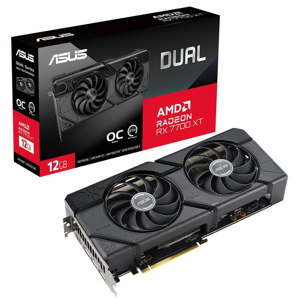 RX 7700 XT ASUS RX 7700 XT Dual OC