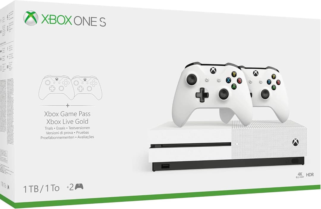 Xbox One S Xbox One S 1TB + 2 Controles