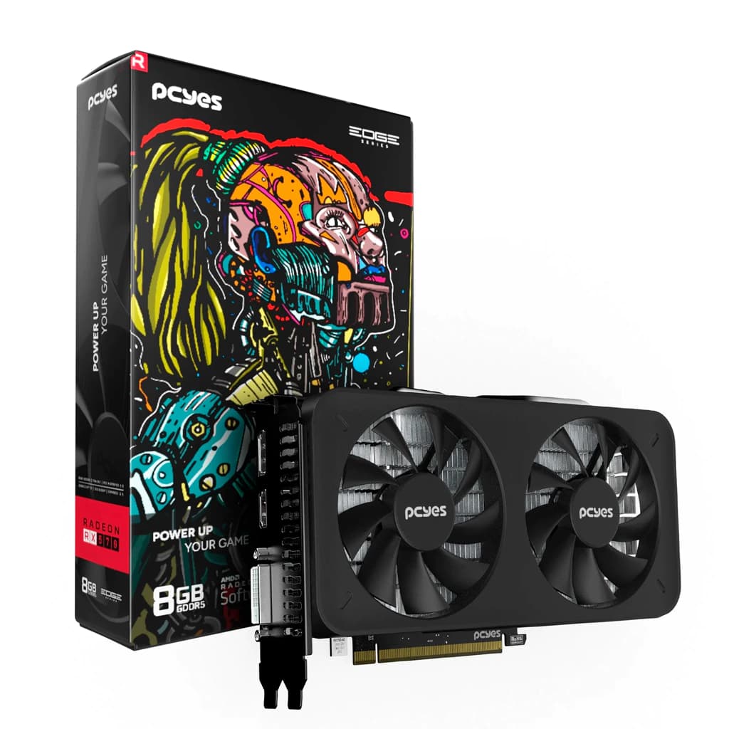 RX 570 8GB PcYes RX 570 8GB Projeto EDGE