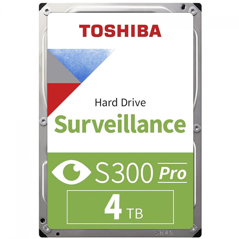 Toshiba S300 Pro Surveillance 4TB HDD SATA III - HDWTA40UZSVAR