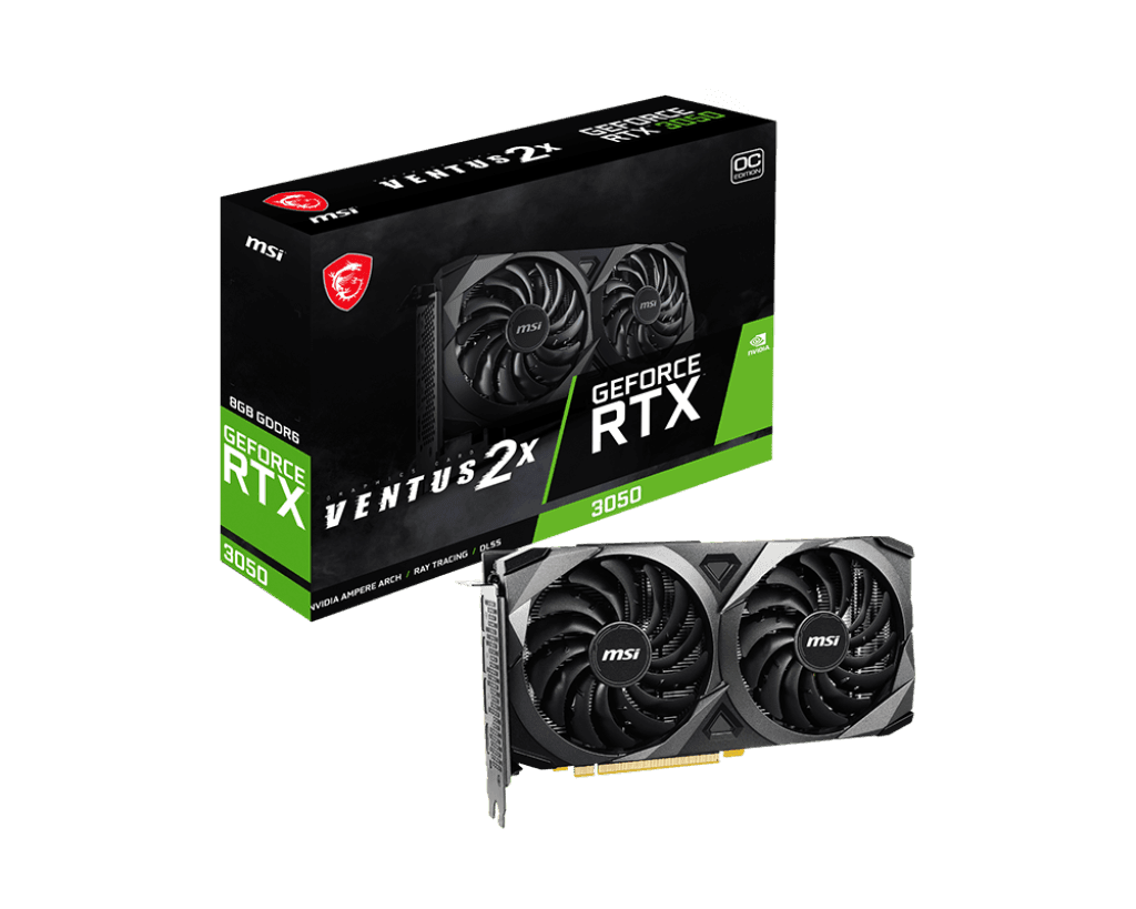 RTX 3050 8GB MSI RTX 3050 8GB Ventus 2X OC