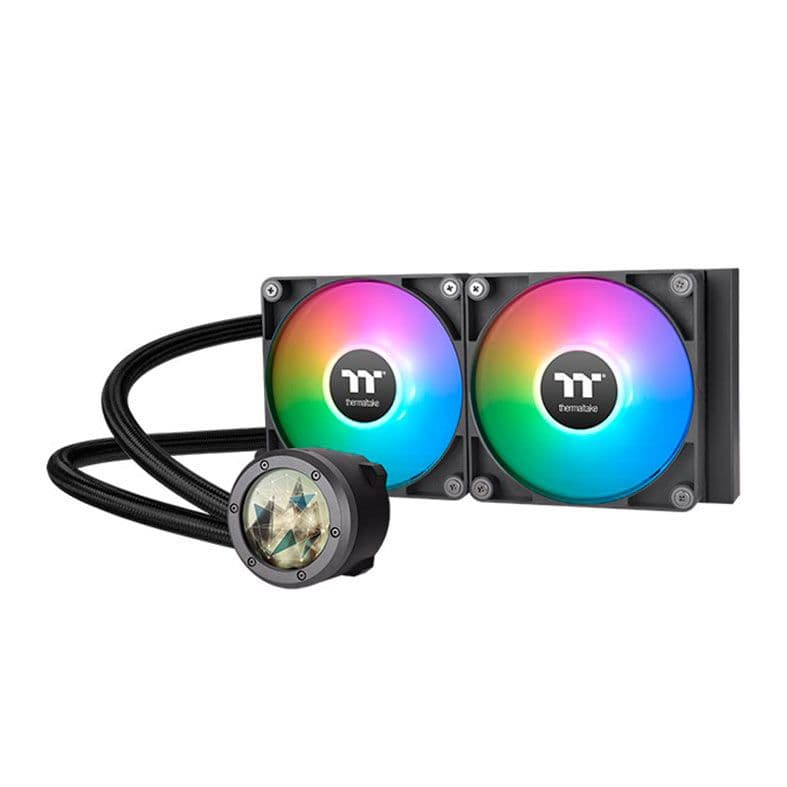 Water Cooler Thermaltake TH240 V2 Ultra ARGB Sync 240mm ARGB Water Cooler Thermaltake TH240 V2 Ultra ARGB Sync 240mm ARGB Preto - CL-W383-PL12SW-A