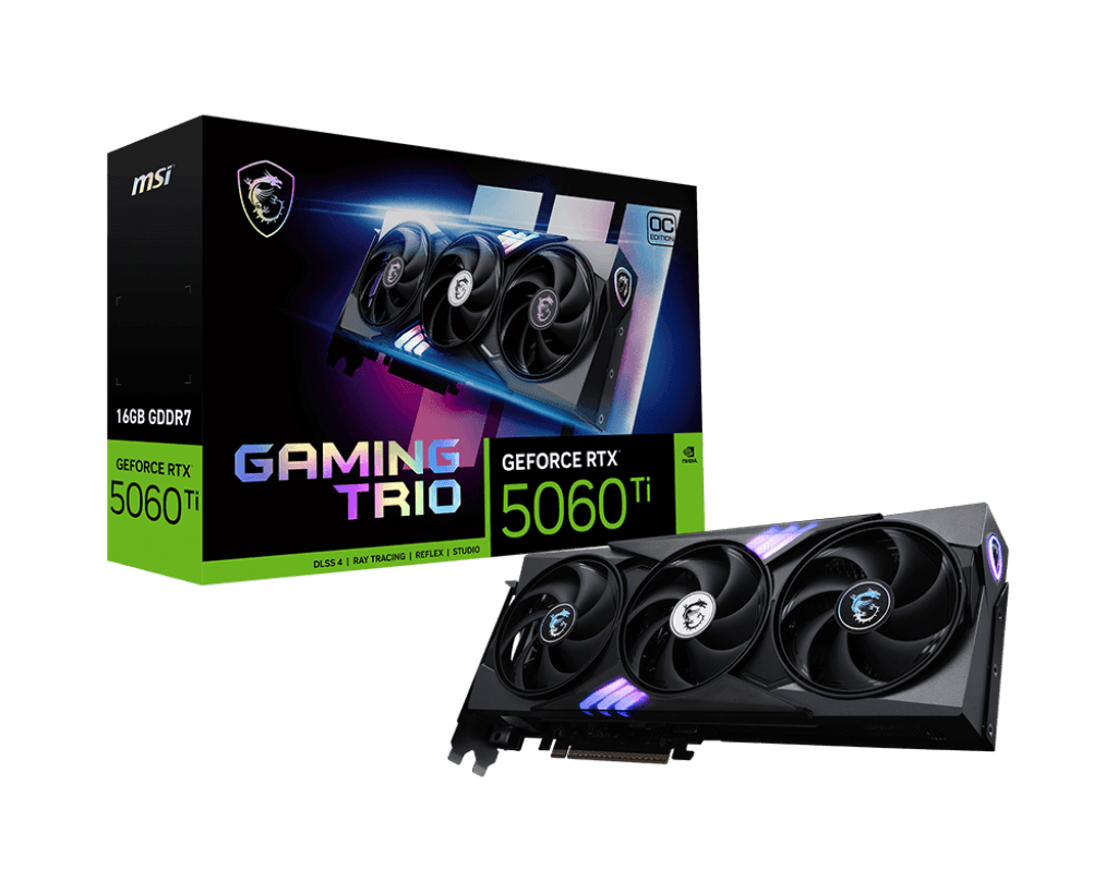 RTX 5060 Ti 16GB MSI RTX 5060 Ti 16GB Gaming Trio OC