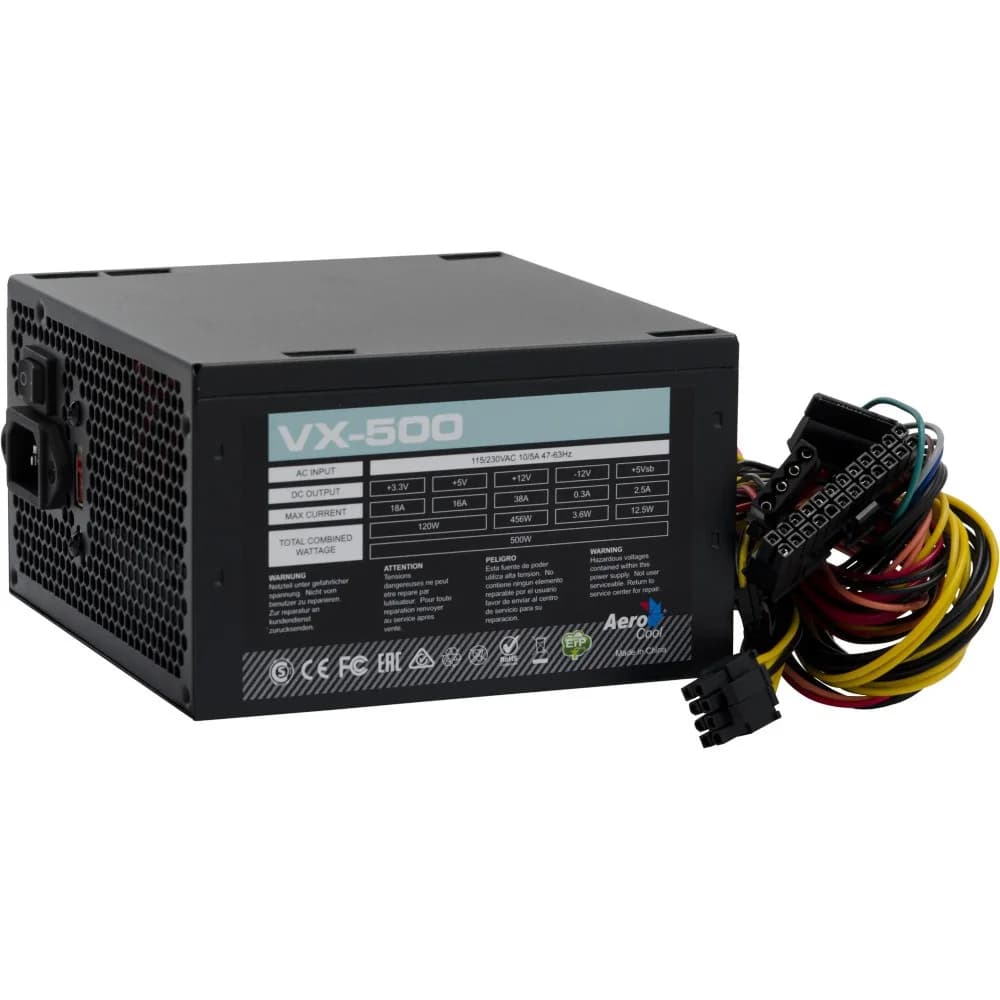 Aerocool Stealth 500W ATX 2.3 - VX-500 Aerocool Stealth 500W ATX 2.3 - VX-500