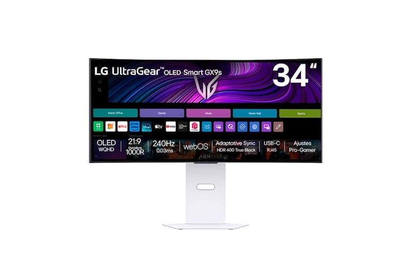 LG UltraGear 34" UWQHD 240Hz OLED - 34GX90SA-W