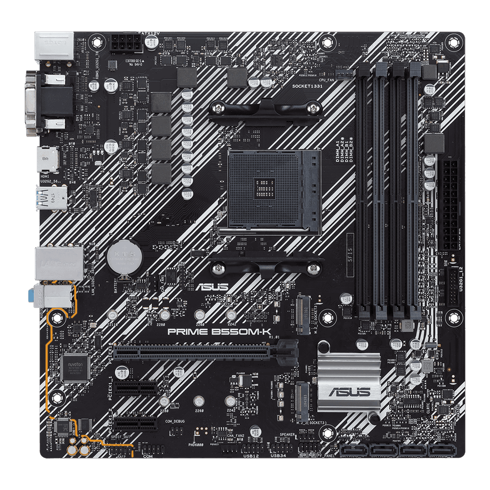 ASUS PRIME B550M-K AM4 Micro-ATX DDR4 ASUS PRIME B550M-K AM4 Micro-ATX DDR4