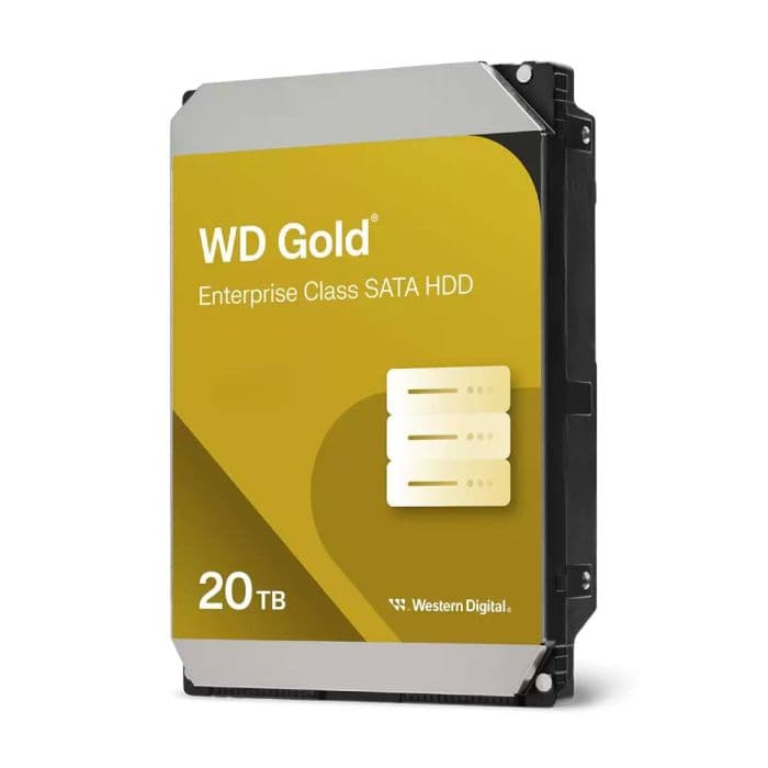 Western Digital WD Gold 20TB HDD SATA III - WD203KRYZ Western Digital WD Gold 20TB HDD SATA III - WD203KRYZ