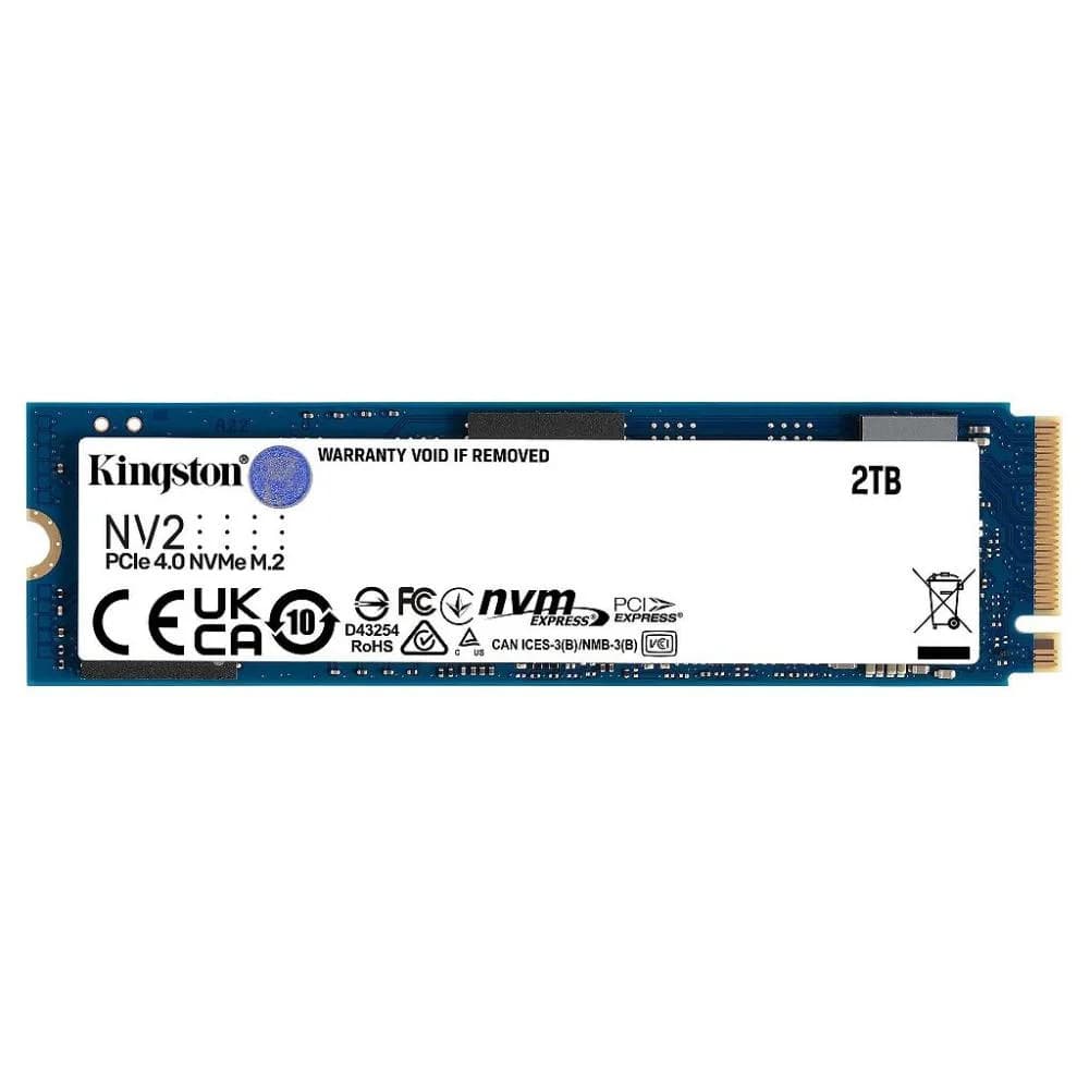 Kingston NV2 2TB SSD NVMe Gen 4 - SNV2S/2000G Kingston NV2 2TB SSD NVMe Gen 4 - SNV2S/2000G