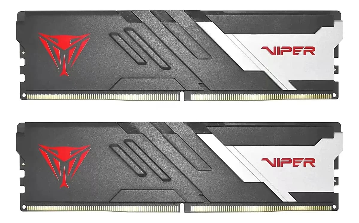 Patriot Viper Venom 32GB (2x16GB) DDR5 Patriot Viper Venom 32GB (2x16GB) DDR5 6000MHz CL36 Cinza - PVV532G600C36K