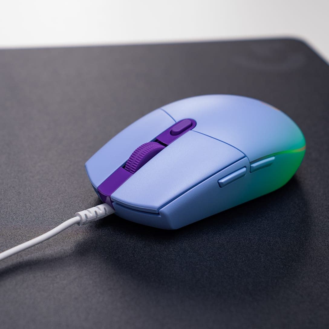 Logitech G203 8000 DPI Lilás - 910-005852 Logitech G203 8000 DPI Lilac - 910-005852