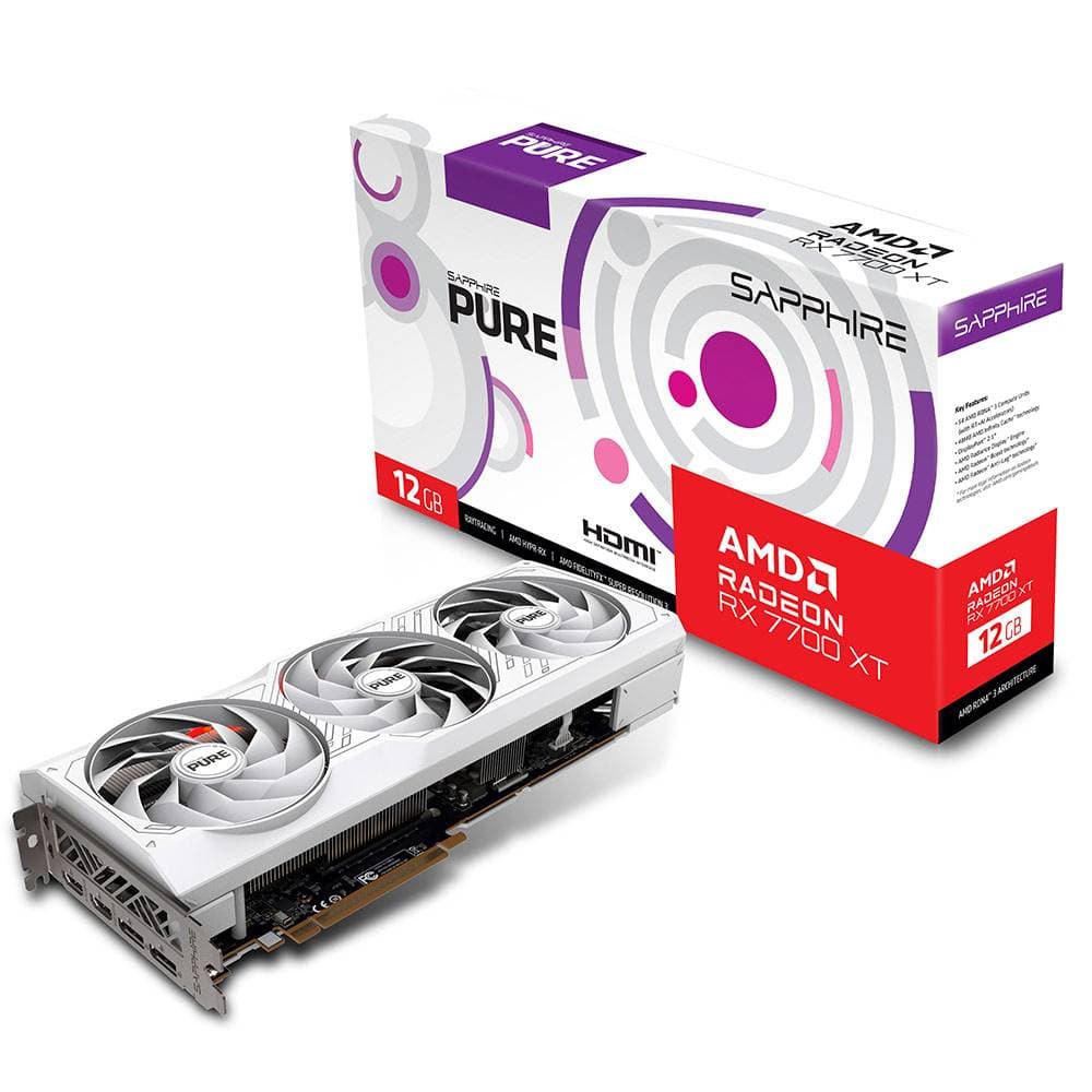 RX 7700 XT Sapphire RX 7700 XT Pure