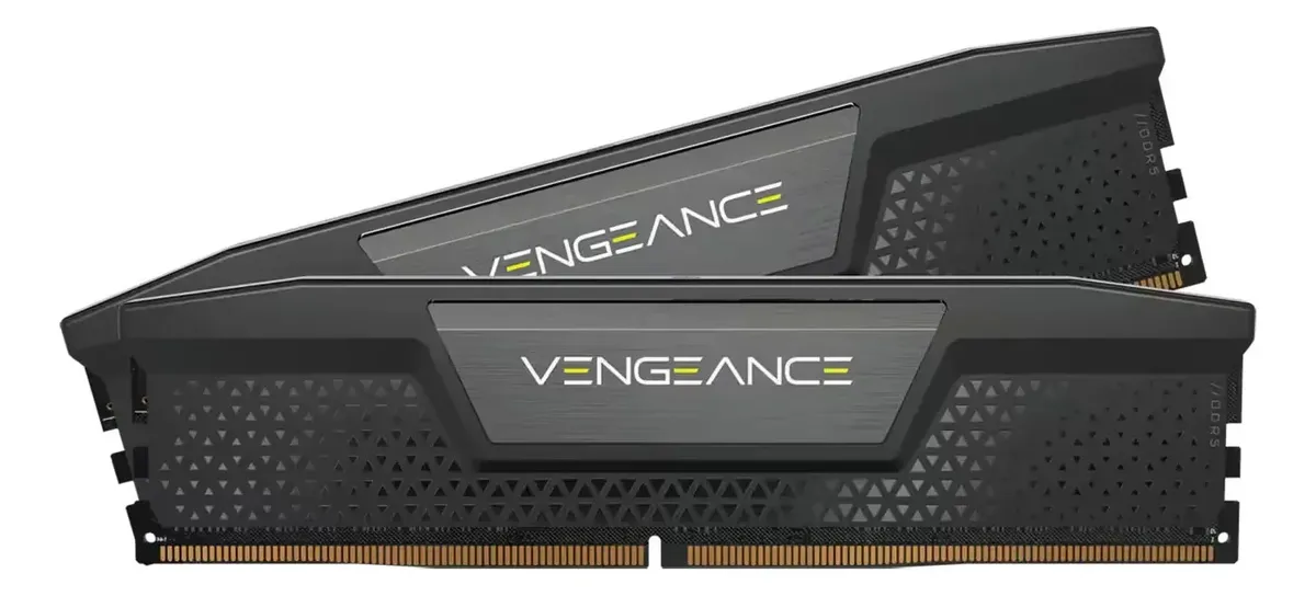 Corsair Vengeance 64GB (2x32GB) DDR5 Corsair Vengeance 64GB (2x32GB) DDR5 4800MHz CL40 Cinza - CMK64GX5M2A4800C40