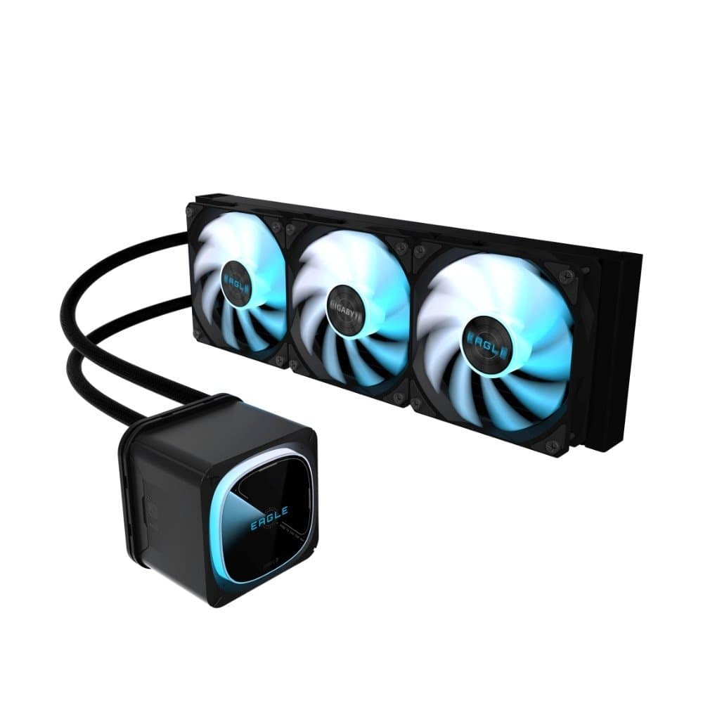 Water Cooler Gigabyte Eagle 360 360mm ARGB Water Cooler Gigabyte Eagle 360 360mm ARGB Preto - GP-GIGABYTE EAGLE 360