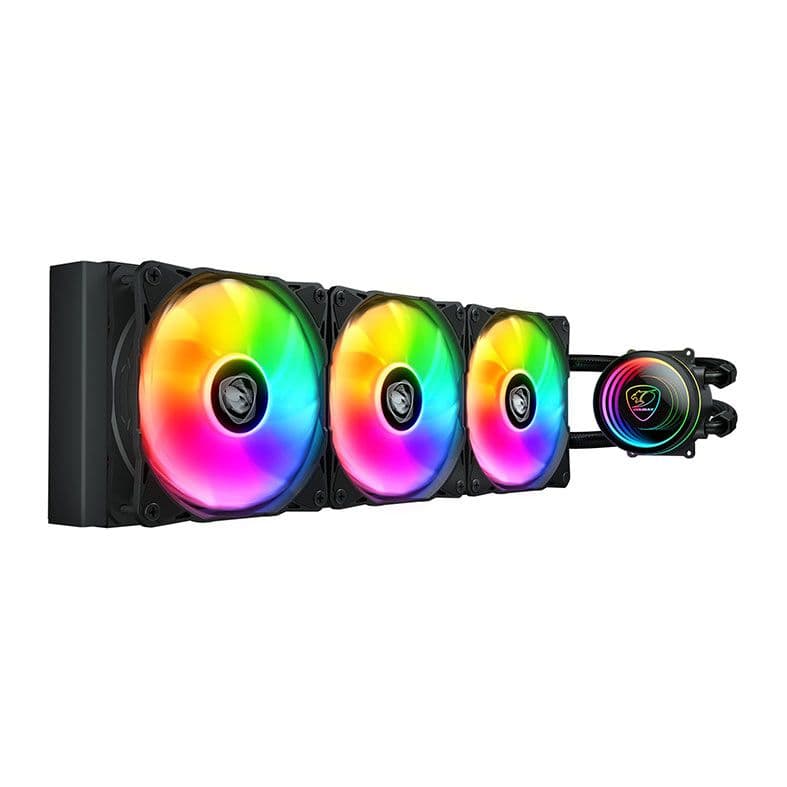 Water Cooler Cougar Poseidon Elite ARGB 360 360mm ARGB Preto - CGR-PSDELRGB-B-360