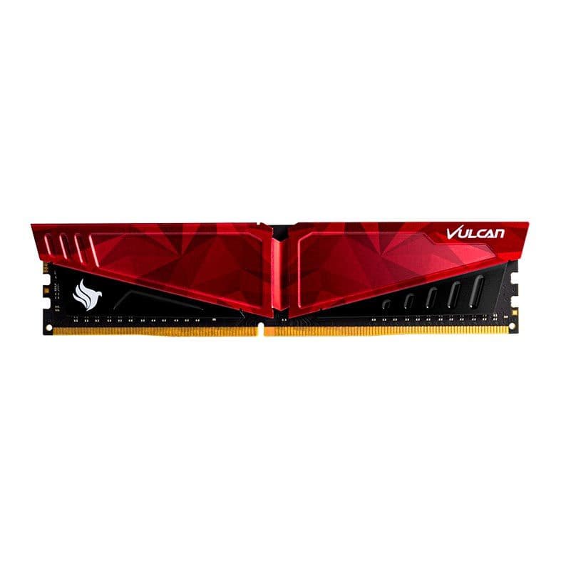 Team Group T-Force Vulcan Pichau 8GB (1x8GB) DDR4 3200MHz CL16 Vermelho - TLPRD48G3200HC16F01