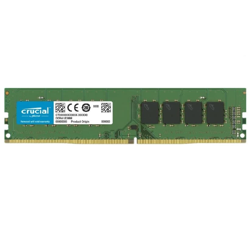 Crucial Basics 8GB (1x8GB) DDR4 2666MHz CL19 Verde - CT8G4DFRA266