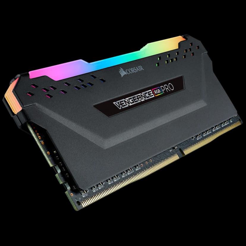 Corsair Vengeance RGB Pro 8GB (1x8GB) DDR4 3200MHz CL16 Preto - CMW8GX4M1Z3200C16