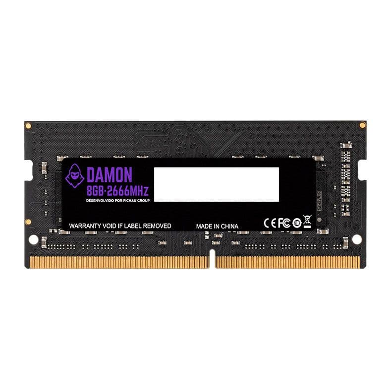 Mancer Damon 8GB (1x8GB) DDR4 SO-DIMM 2666MHz CL19 Preto - MCR-DMN-8GB