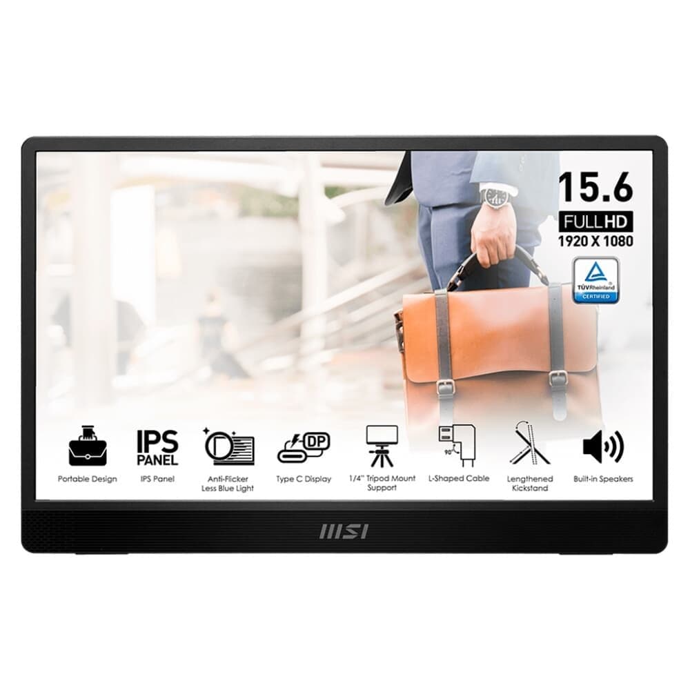 MSI PRO MP161 E2 16" FHD 60Hz IPS - 9S6-3PB70H-031 MSI PRO MP161 E2 16" FHD 60Hz IPS - 9S6-3PB70H-031