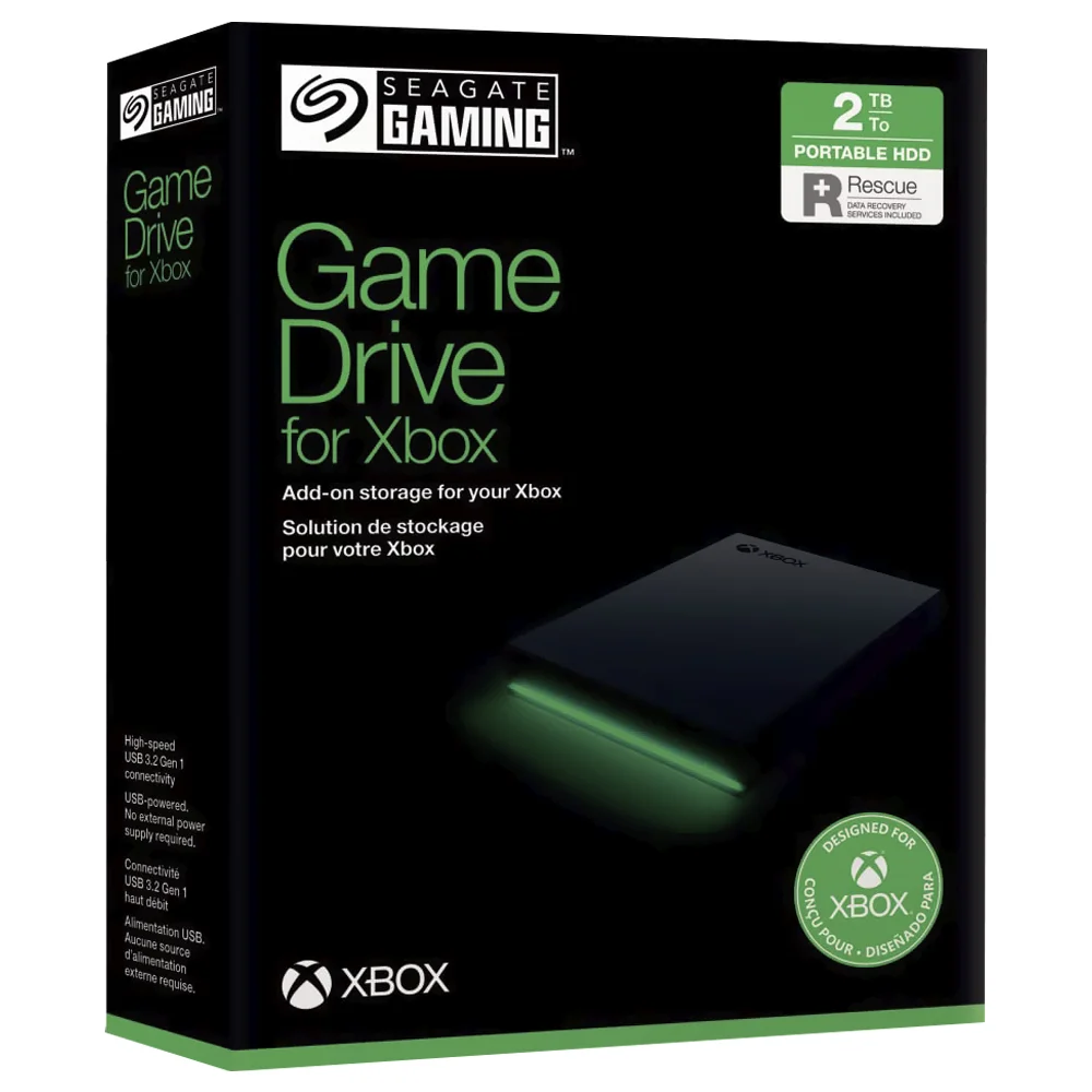 Seagate Game Drive 2TB HDD USB - STKX2000400 Seagate Game Drive 2TB HDD USB - STKX2000400